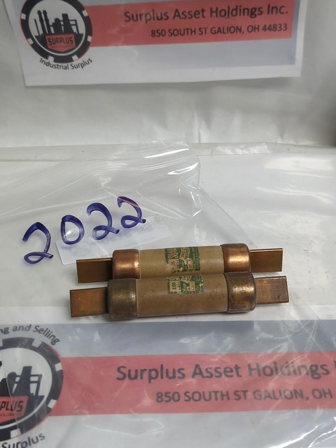 Used GOULD SHAWMUT,2022,100 AMP FUSE LOT OF 2 PRE-OWNED