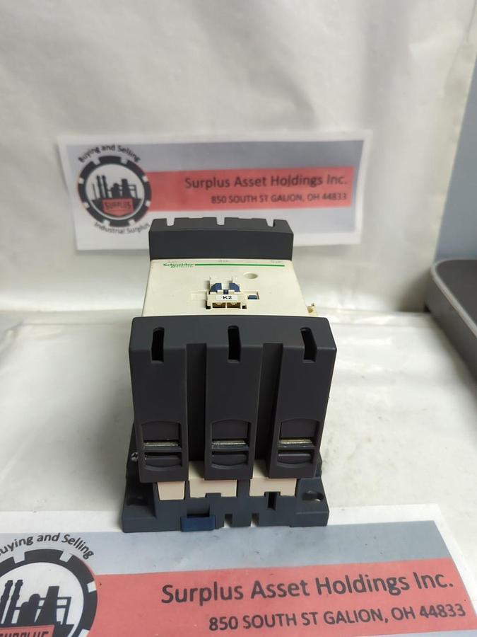 Used SCHNEIDER ELECTRIC,LC1D115,CONTACTOR 3-POLE PRE-OWNED
