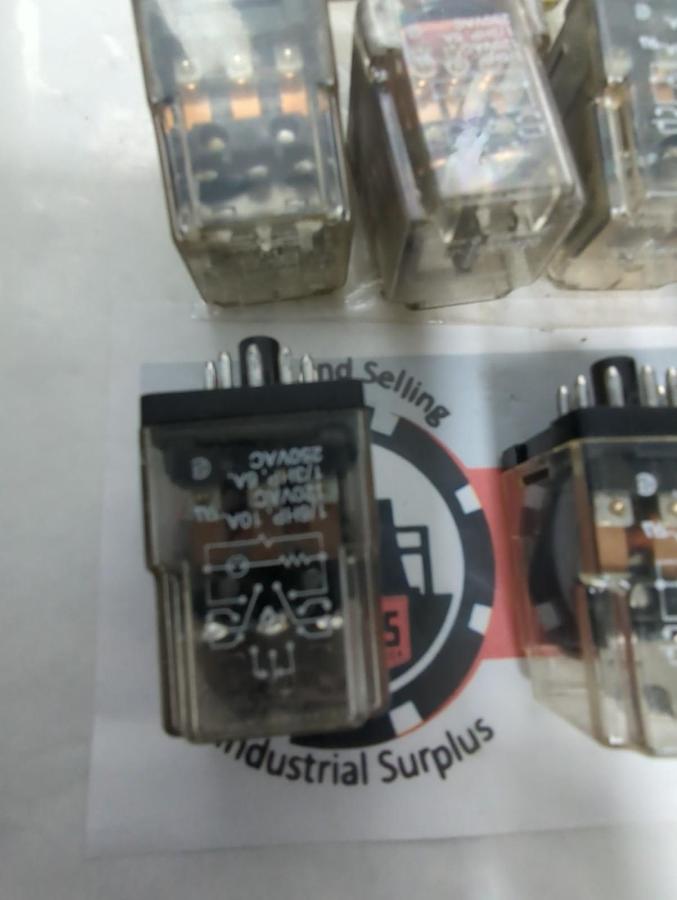 Used P&B,KRPA-14AN-120,RELAY 10 AMP LOT OF 15 PRE-OWNED