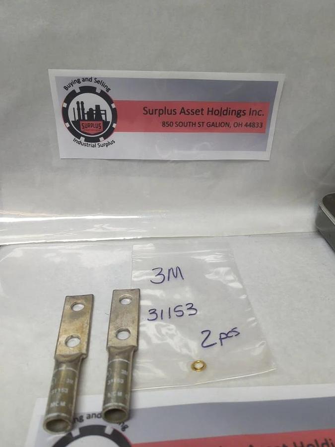 3M,31153,COMPRESSION LUG 2-HOLE 300 MCM LOT OF 2 NOS