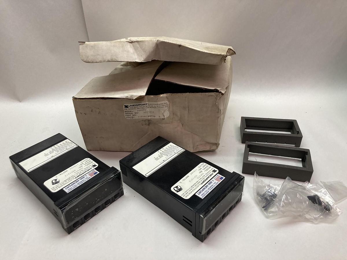 Newport Electronics,INFCT0,Thermocoupler Meter 115VAC 6W LOT OF 2