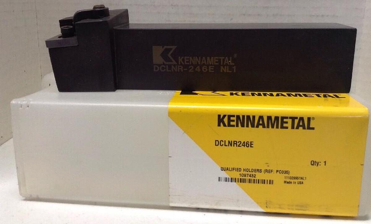 Kennametal,DCLNR-246E NL1,Indexable Lathe Tool Holder 1-1/2 INCH Square Shank