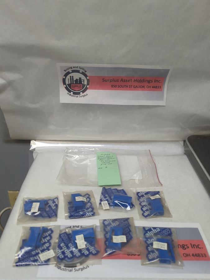 ALPHA,FCC-170,CARD EDGE CONNECTOR 20-PIN LOT OF 8 NOS