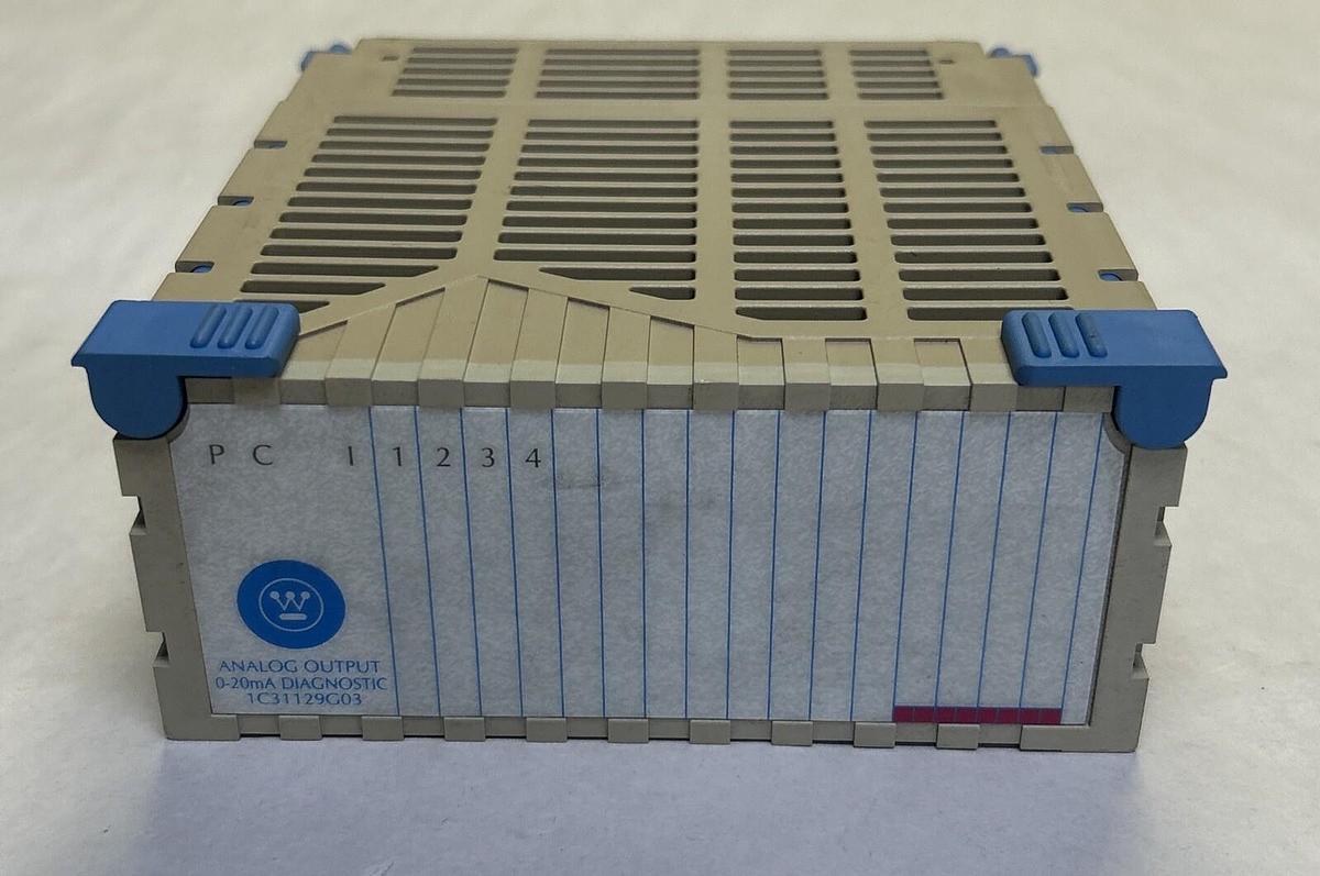Used WESTINGHOUSE,1C31129G03,ANALOG OUTPUT MODULE