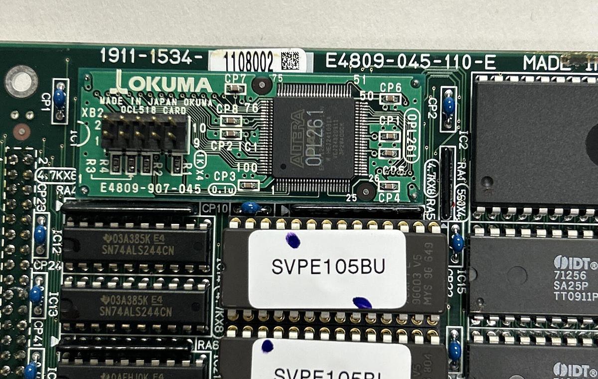 Used OKUMA,E4809-045-110-E OPUS 5000-II SPC1,PC BOARD