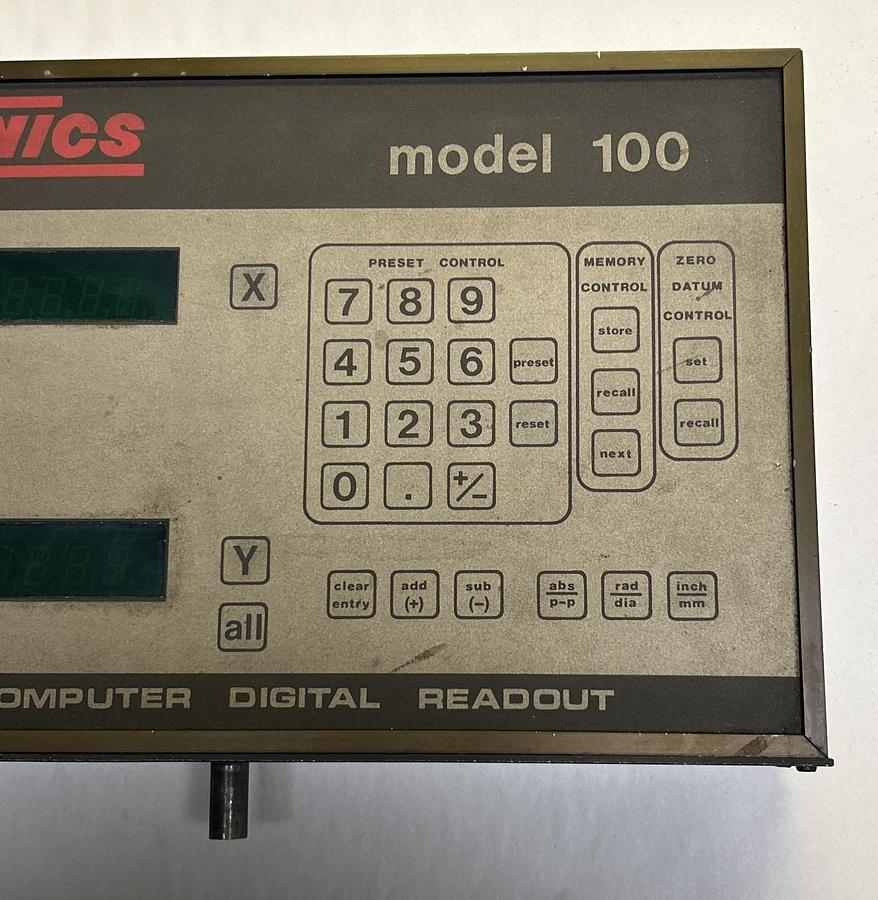 Used TRI-ONICS,009D12002-002,MICRO COMPUTER DIGITAL READOUT DISPLAY