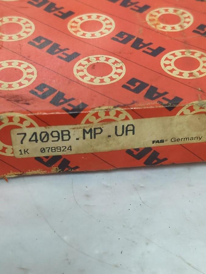 FAG,7409B,ANGULAR CONTACT BEARING NOS