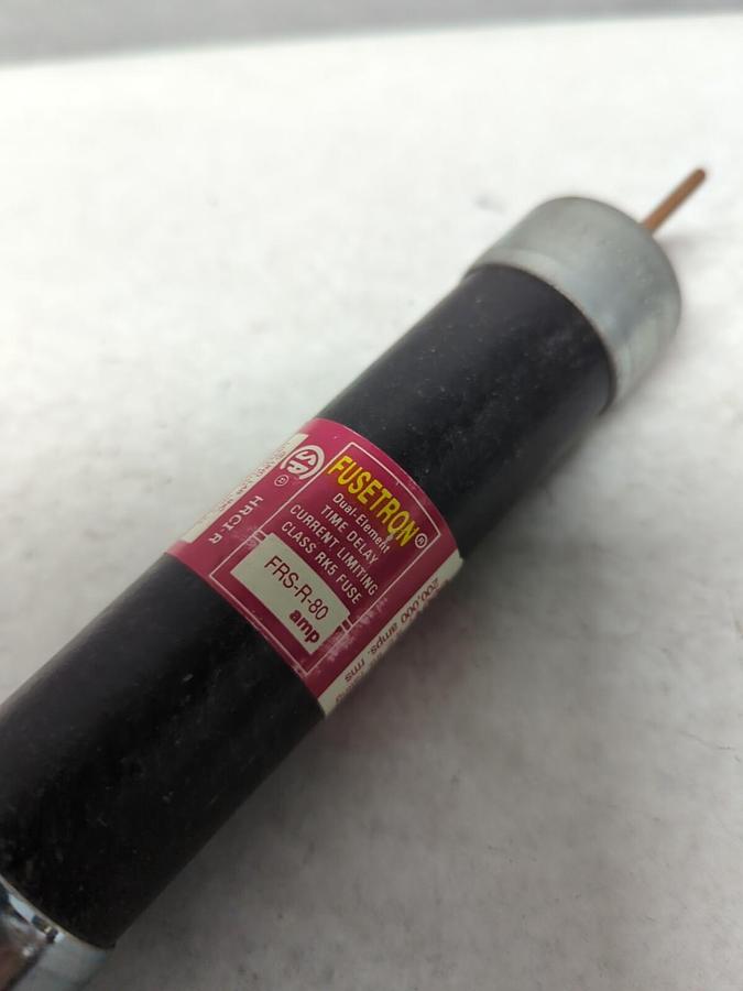 Used COOPER BUSSMANN,FRS-R-80,FUSETRON 80 AMP FUSE PRE-OWNED