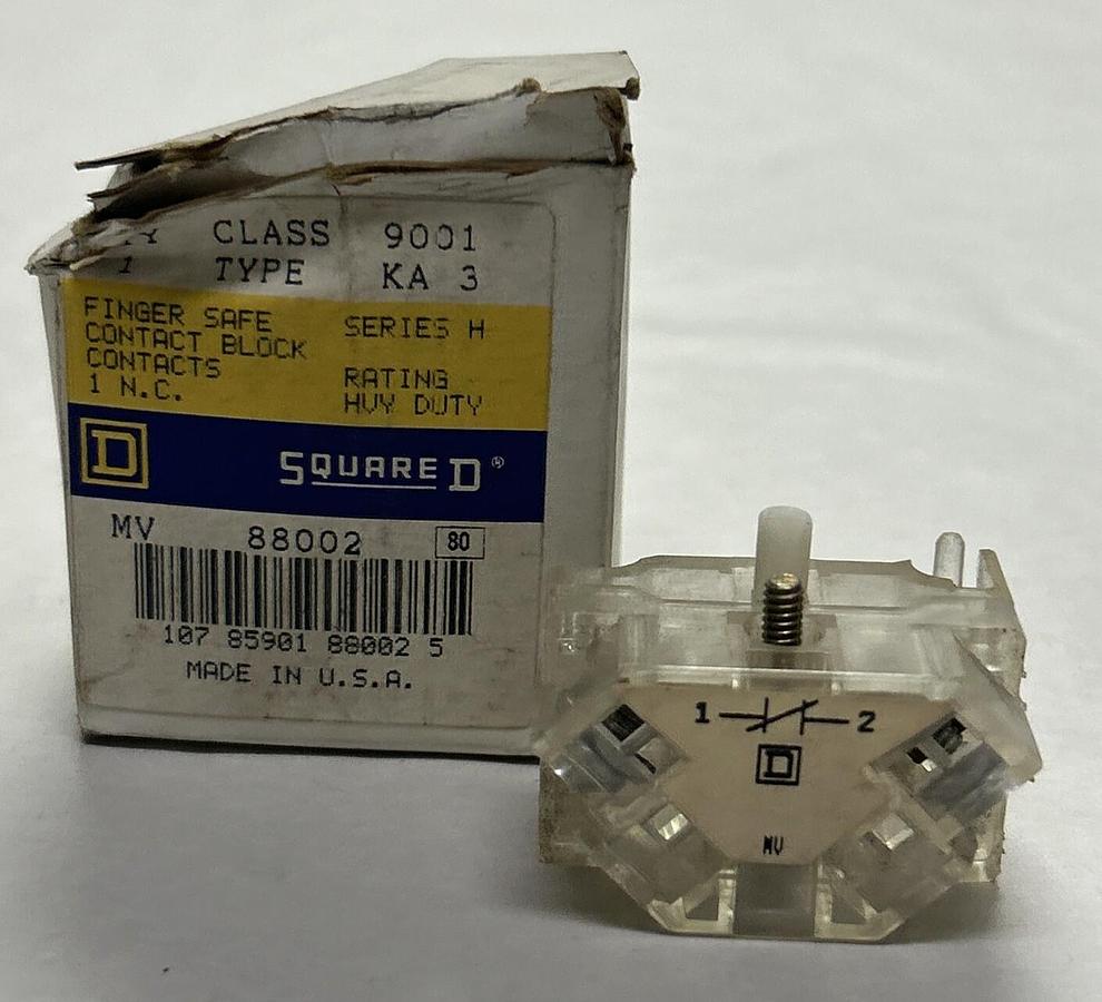 SQUARE D,9001-KA3,CONTACT BLOCK NOS
