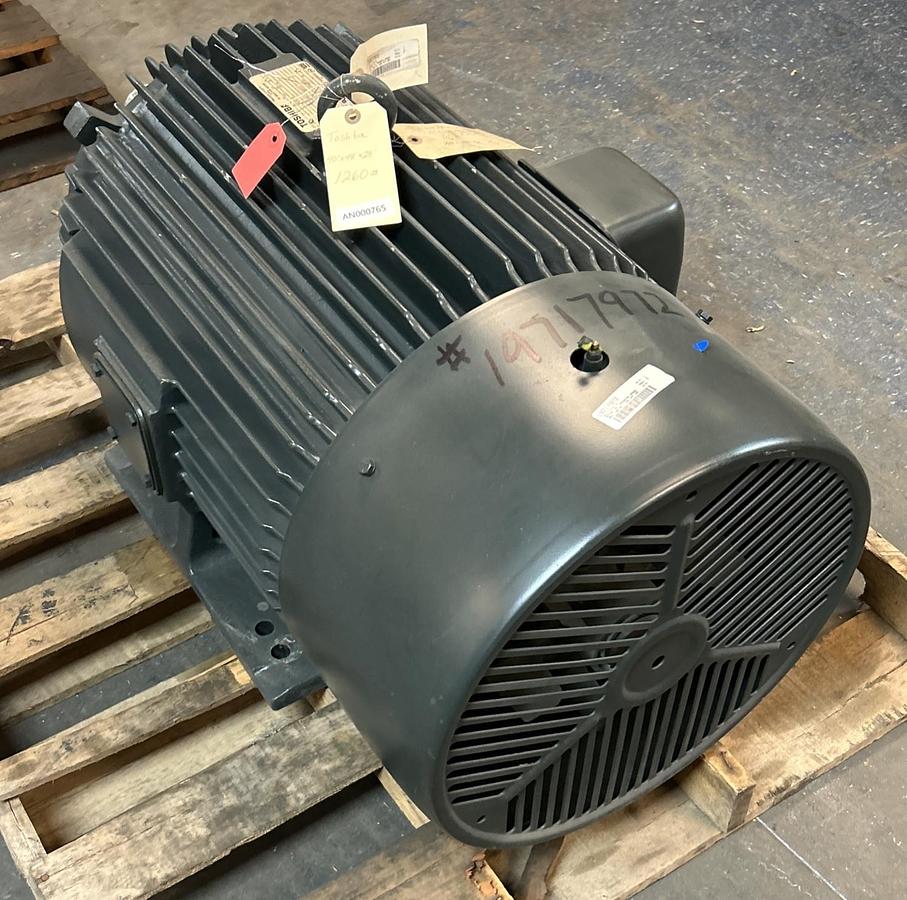 Used TOSHIBA,B1004FLF3USH03,INDUCTION MOTOR 100HP 230/460V 1775RPM 405T FRAME