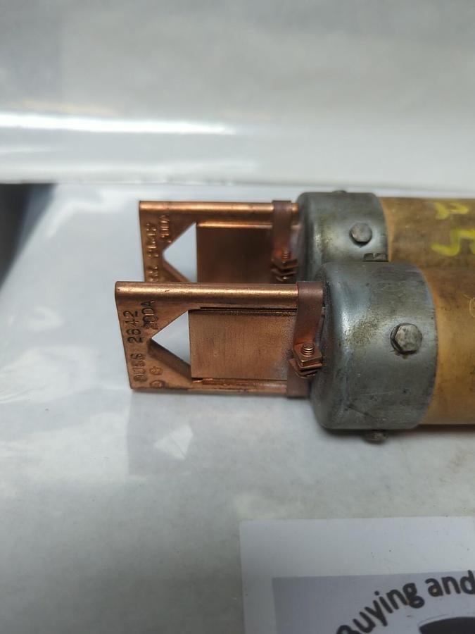 Used COOPER BUSSMANN,FRS-100,FUSETRON 100 AMP FUSE LOT OF 2 PRE-OWNED