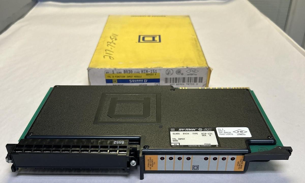 SQUARE D SYMAX,8030HIM-151,8 FUNCTION INPUT MODULE NOS