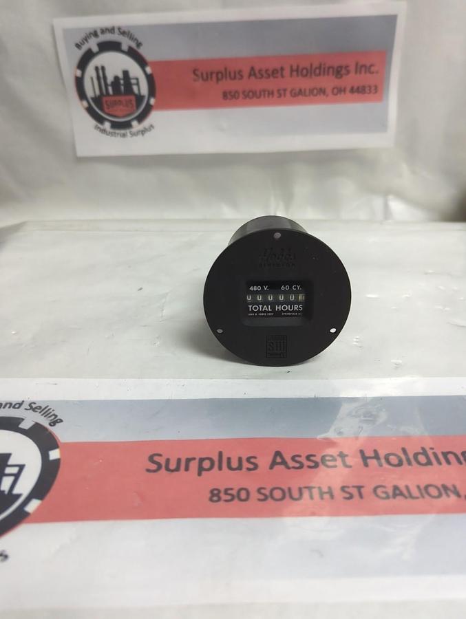 Used HOBBS DIVISION,M 2622 10 37,HOUR METER 480V 60CY PRE-OWNED
