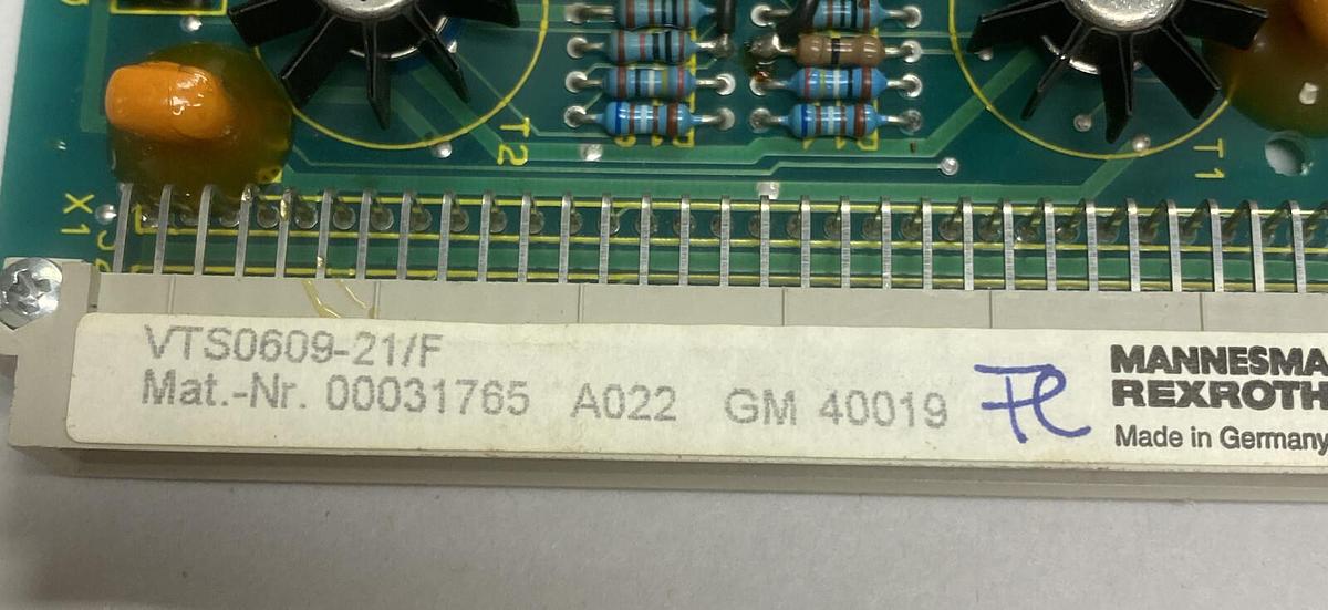 Used Mannesmann Rexroth,VTS0609-21/F,PC Card