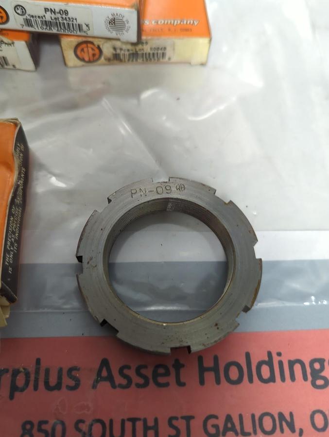 WHITTED-GHIGGINS,PN-09,BEARING LOCK NUT LOT OF 6 NOS