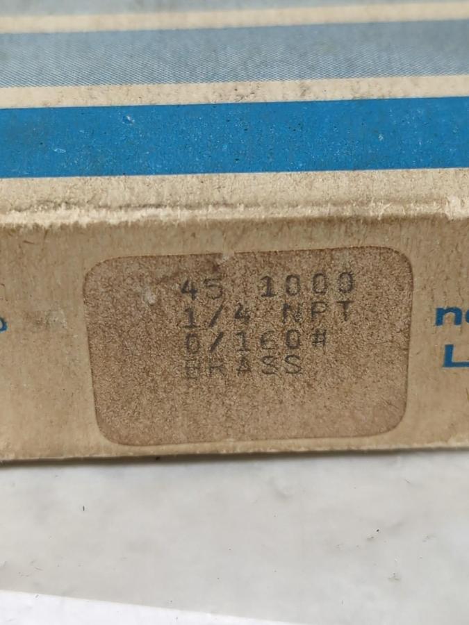 ASHCROFT,45 1000,GAUGE 4-1/2 IN FACE 1/4 IN NPT BOTTOM CONNECTION NOS