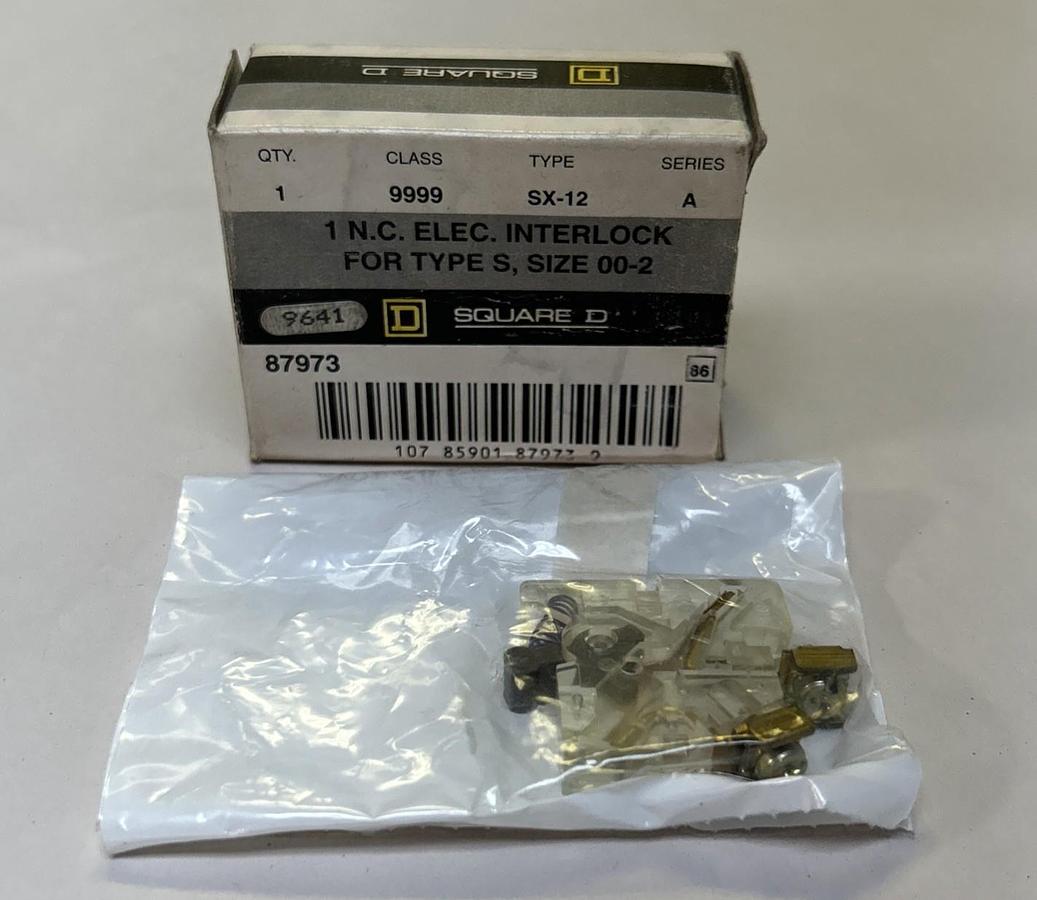 SQUARE D,9999SX-12,ELECTRICAL INTERLOCK SIZE 00-2 NOS