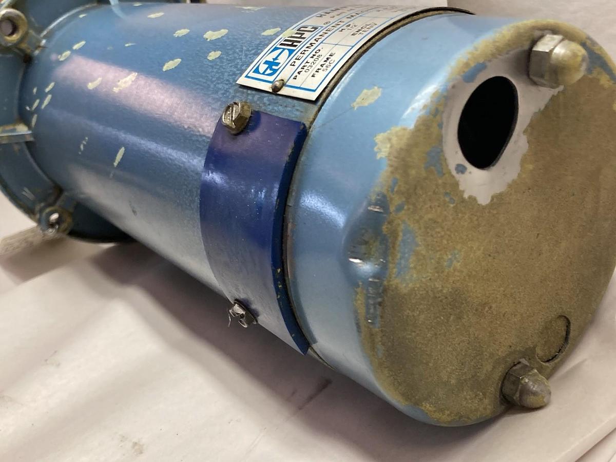 Used HPC Hampton Products,03212,Permanent Magnet DC Motor 1/2HP 1800rpm Frame 56C