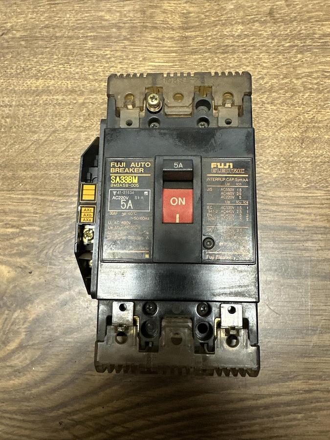 Used Fuji,SA33BM,5 Amp Auto Breaker