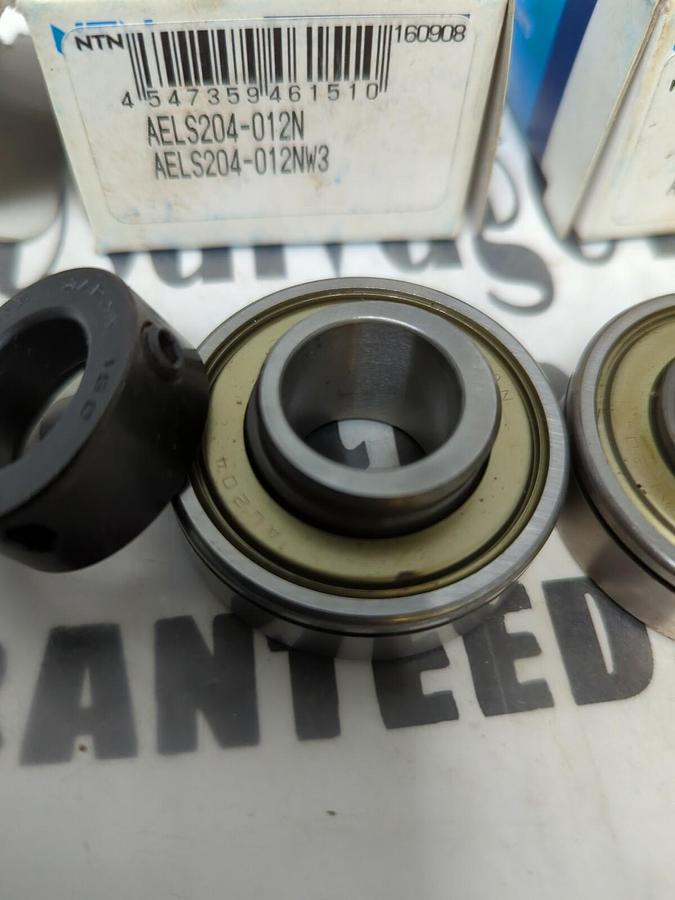 NTN,AELS204-012NW3,BALL INSERT BEARING 20MM BORE LOT OF 2 NOS