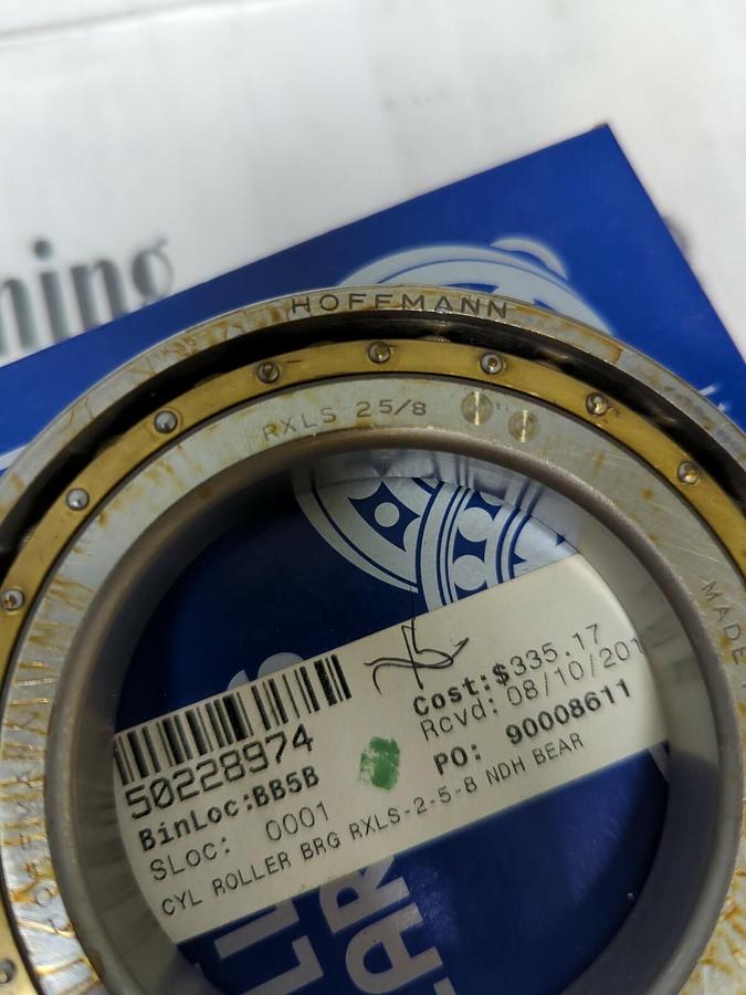 NORMA HOFFMAN BEARINGS,RXLS-2-5/8,DEEP GROOVE BALL BEARING 2-5/8 IN BORE NOS