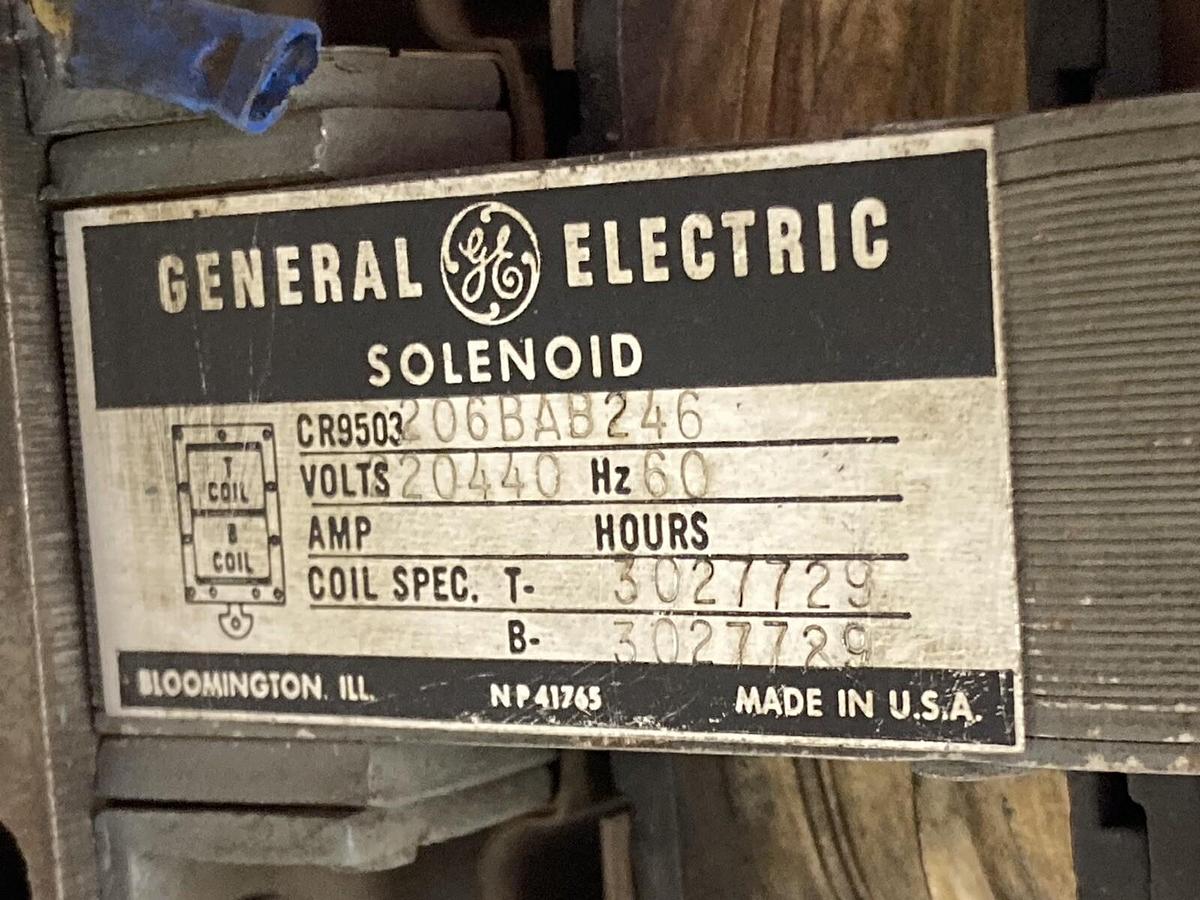 Used General Electric,CR9503206BAB246,3 Inch DC Crane Brake 220/440V 60Hz