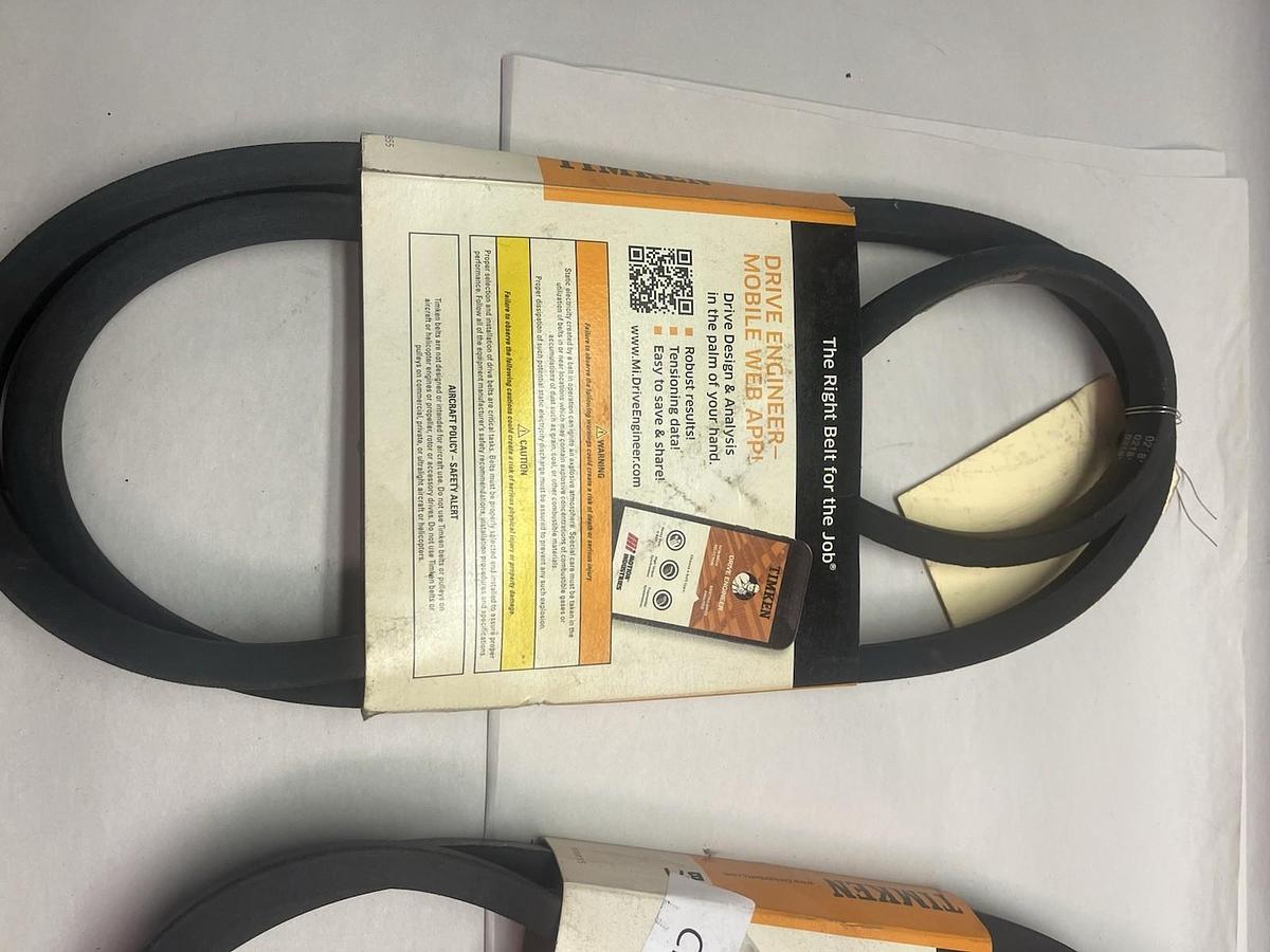 TIMKEN,B71,SUPER BLUE RIBBON V-BELT LOT OF 3