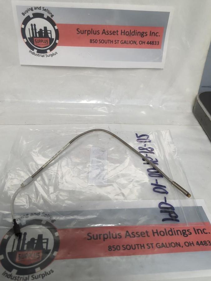 Used BENTLY NEVADA,190-01-00-15-18-02,PROXIMITY VIBRATION SENSOR PROBE PRE-OWNED