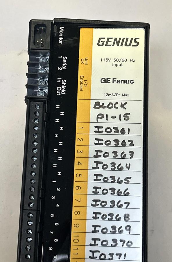 Used GE FANUC,IC660EBD110D,GENIUS INPUT MODULE