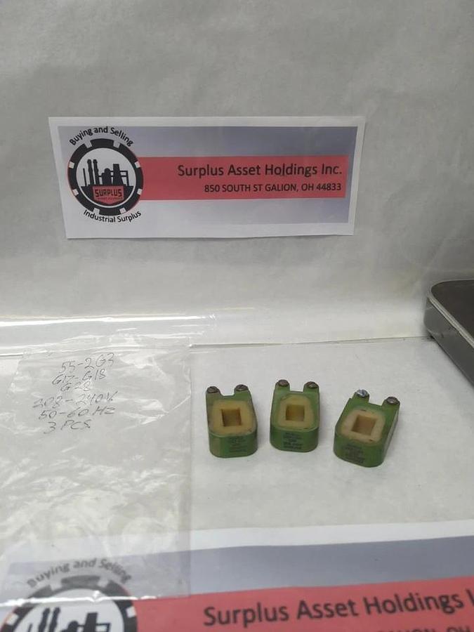 Used GENERAL ELECTRIC,55-2G3,COIL 208 240 V 50/60HZ LOT OF 3 PRE-OWNED