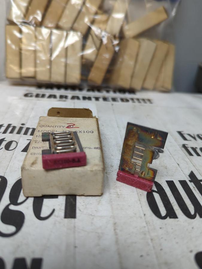 DAYTON ELECTRIC,5X100,HEATER COIL TRIP AMP 8.0 LOT OF 19 NOS  2-PC. PER BOX