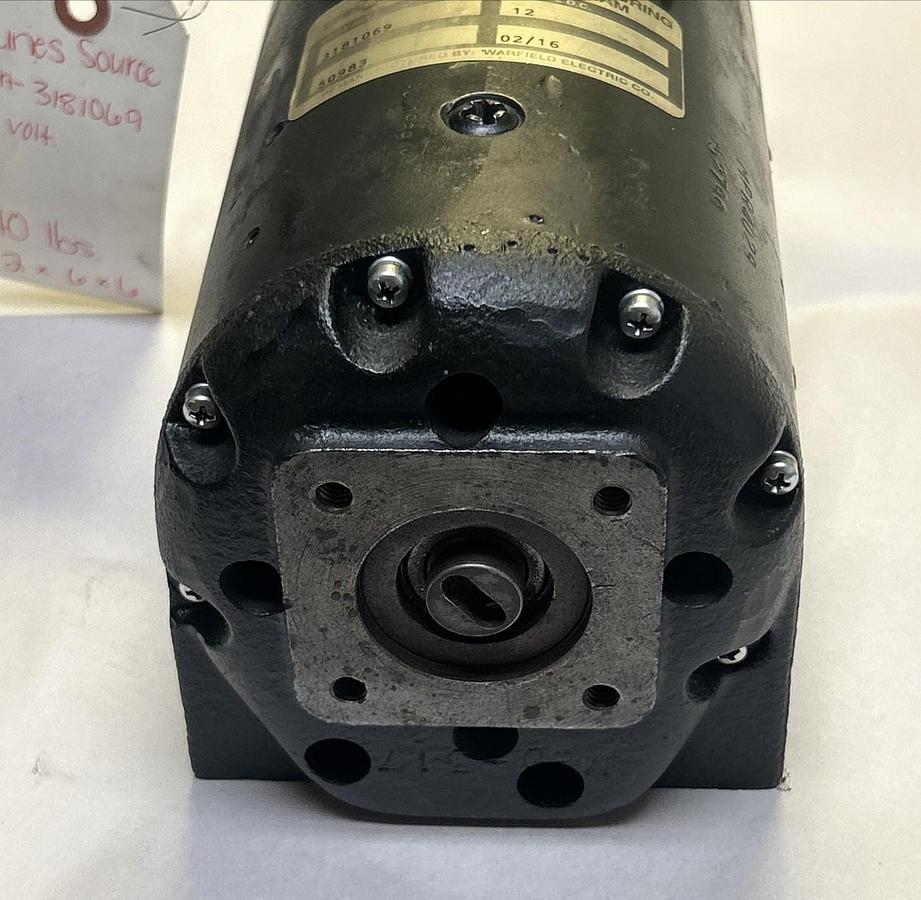 Used UNISOURCE,3181069,HYDRAULIC FORKLIFT MOTOR 12VDC