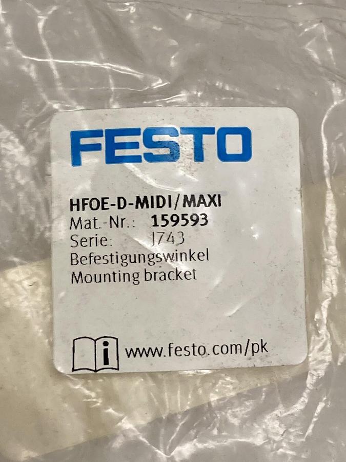 Used Festo,HFOE-D-MIDI/MAXI,Mounting Brackets 159593