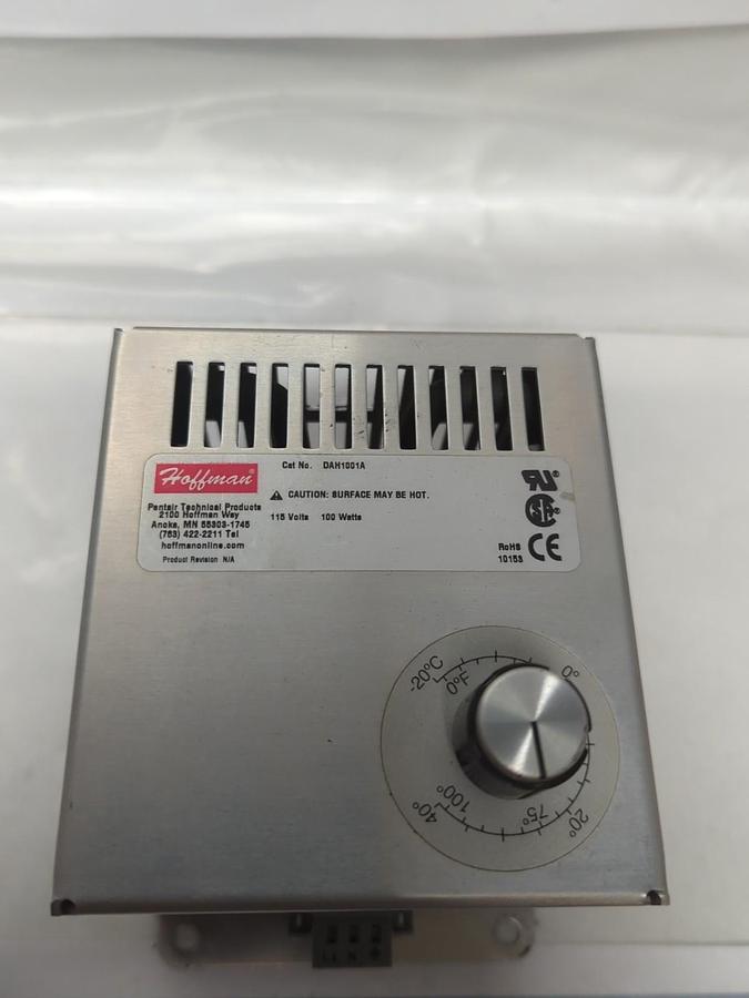 Used HOFFMAN,DAH1001A,ELECTRIC HEATER 115V 100 WATTS PRE-OWNED