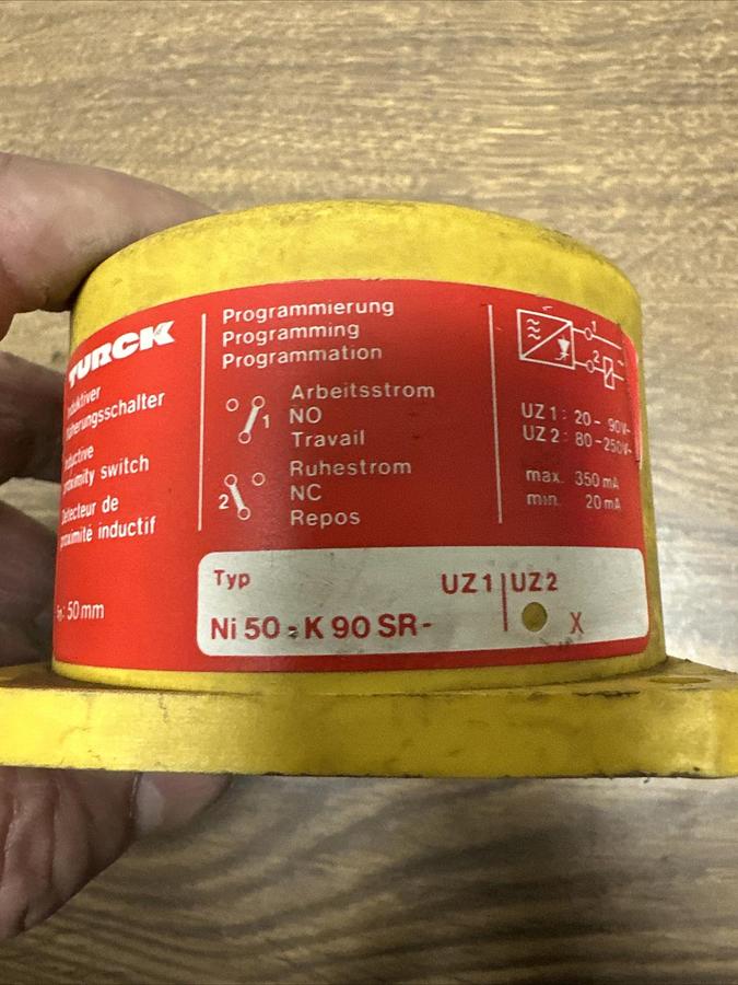 Used Turck,Ni50-K90SR,Proximity Switch