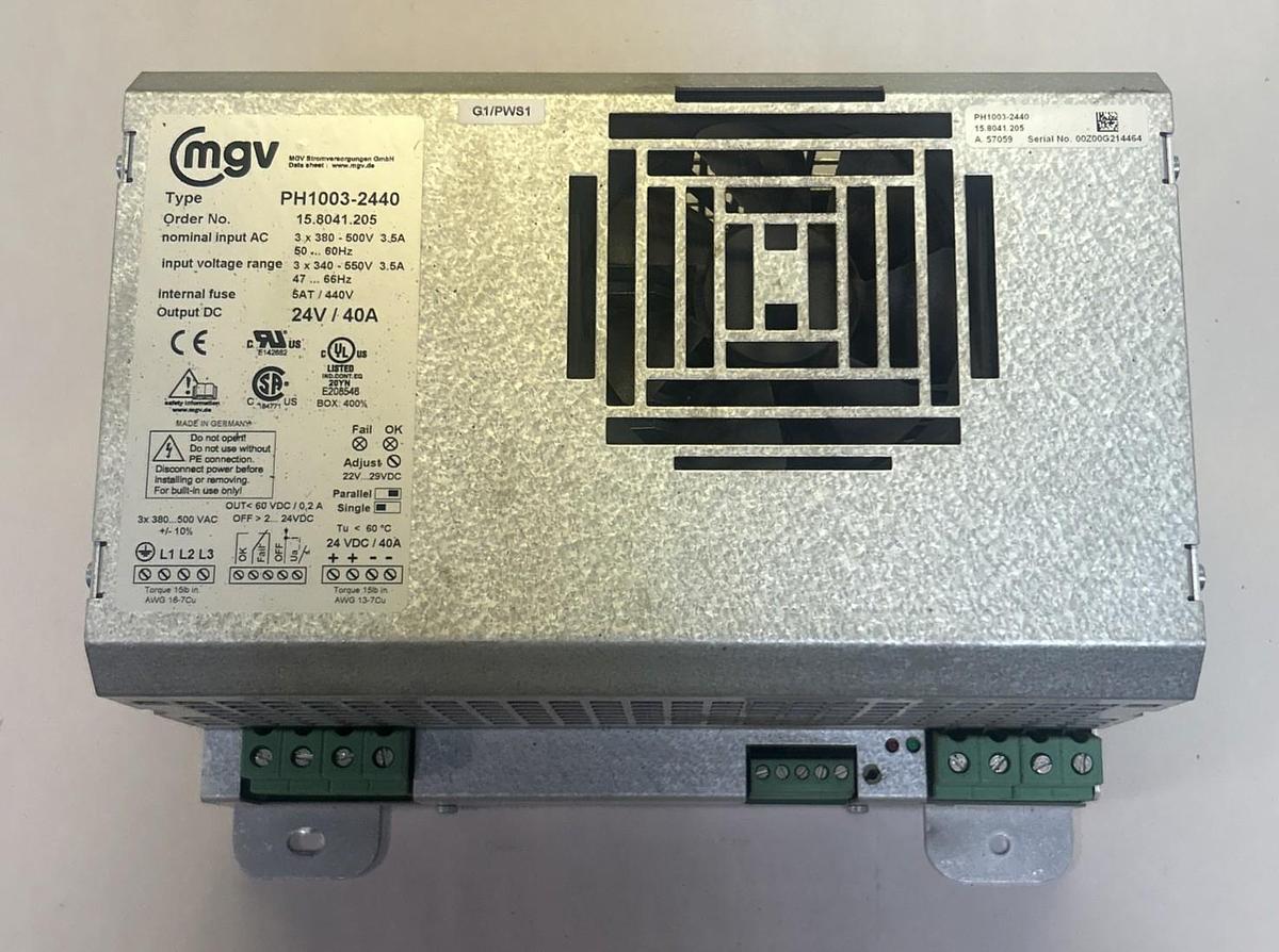 Used MGV,PH1003-2440,POWER SUPPLY