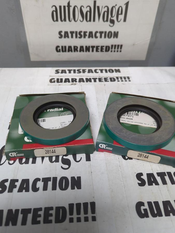 CHICAGO RAWHIDE,20144,OIL SEALS 2" X 3.623"..LOT OF 2..NOS