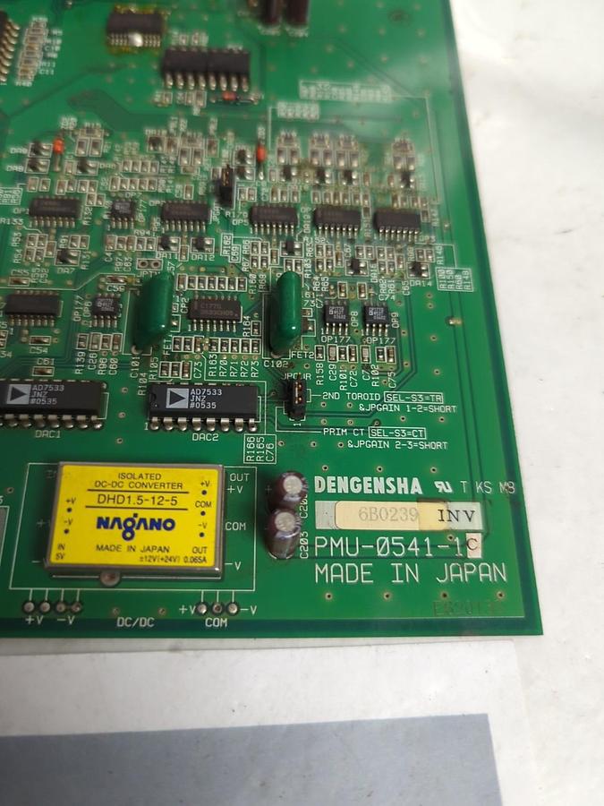 Used DENGENSHA,PMU-0541-1C,CIRCUIT BOARD PRE-OWNED