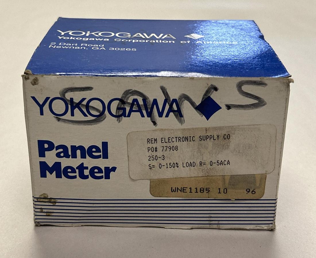 Used YOKOGAWA,250-3,PANEL METER NEW