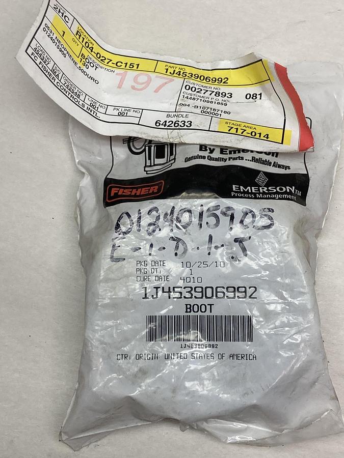 Used Fisher,1J453906992,Neoprene Boot