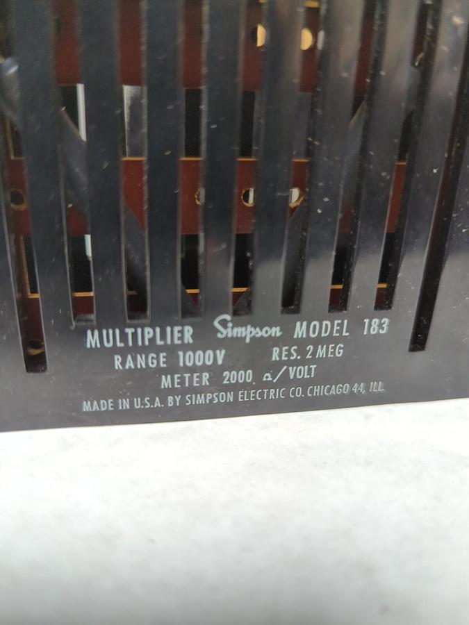 SIMPSON,183,MULTIPLIER RANGE 100V LOT OF 2 NOS