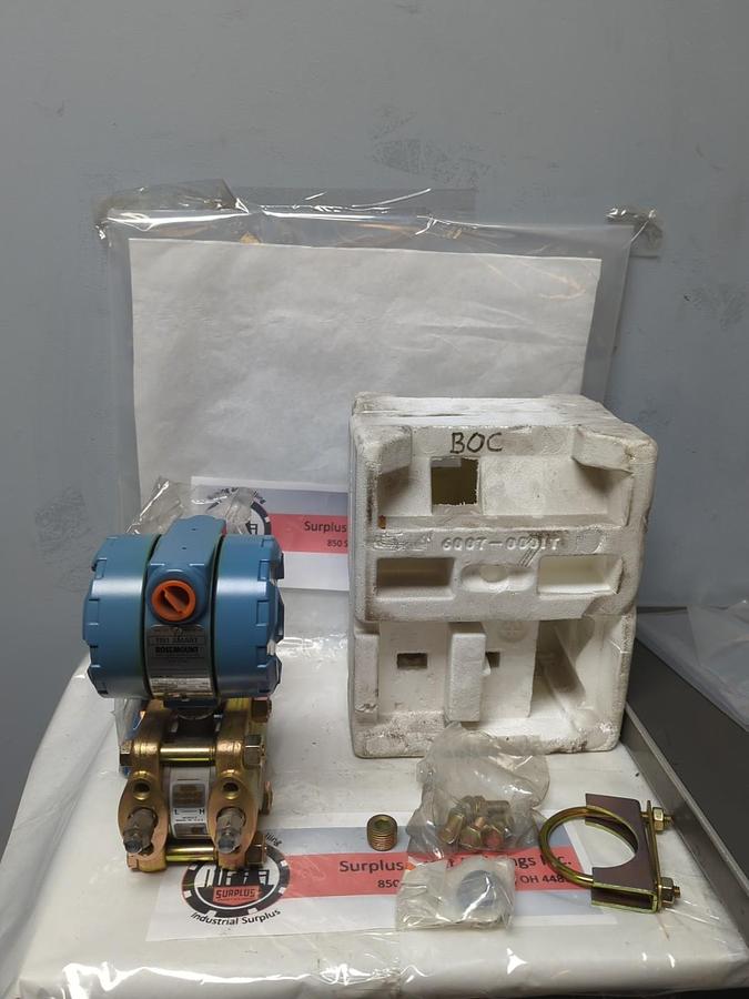 ROSEMOUNT,1151DP3S12B1,PRESSURE TRANSMITTER 2000PSI 4-20MA 0 TO 10 IN H20 NOS