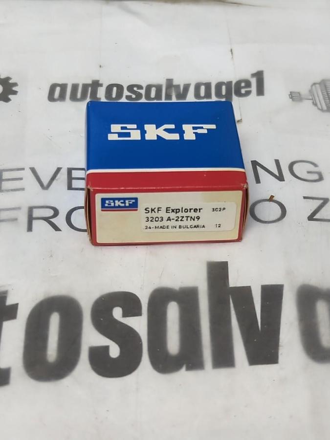 SKF,3203-A-2ZTN9,ANGULAR CONTACT BEARING 17MMX40MMX17.5MM NOS