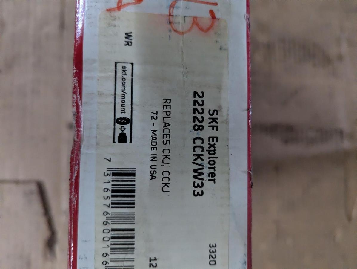SKF,22228 CCK/W33,SPHERICAL ROLLER BEARING NOS