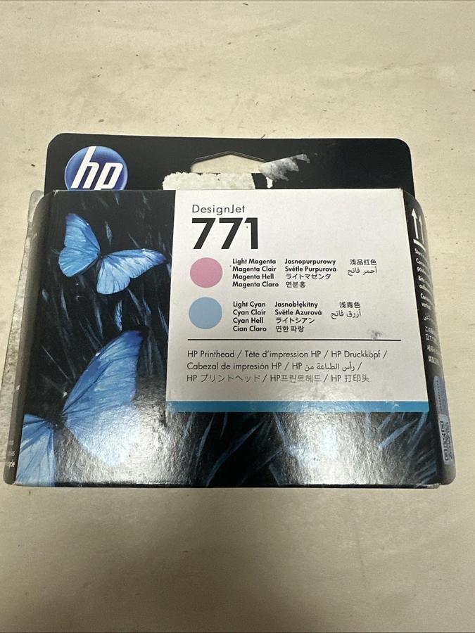 Hewlett Packard,771,Designjet Light Magenta/Light Cyan NOS