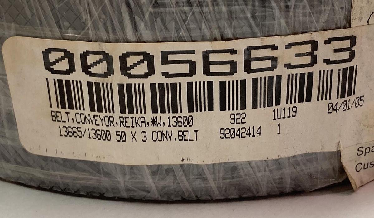 Used Sparks Belting Company,13665/13600 50x3,Conveyor Belt