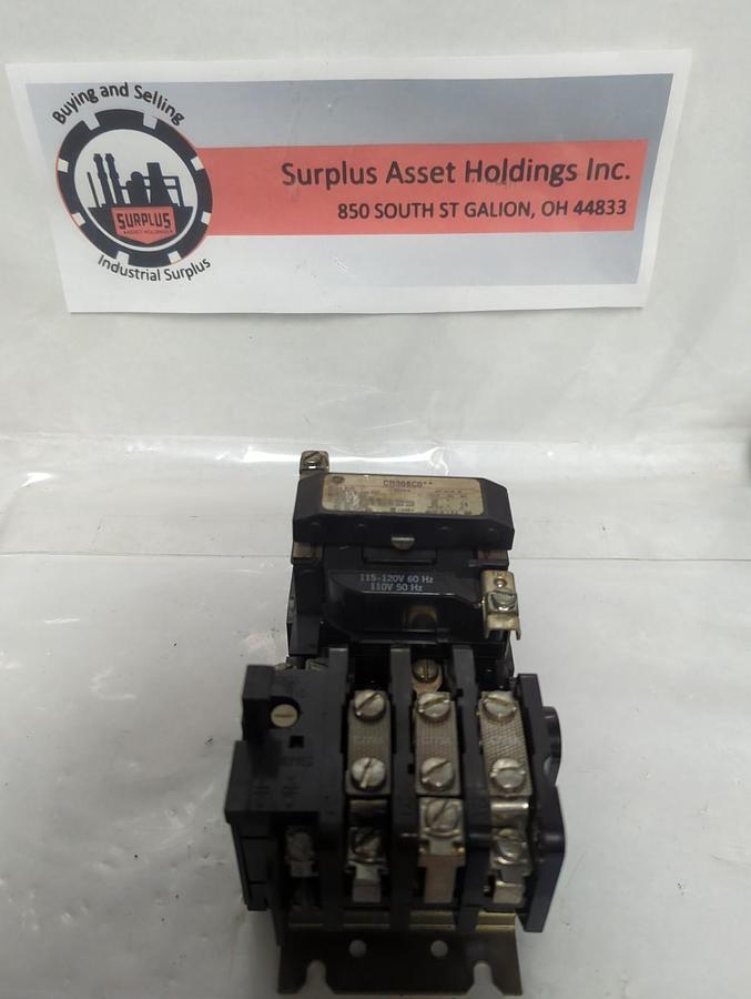 Used GENERAL ELECTRIC,CR306C0,MOTOR STARTERE SIZE 1 600VAC PRE-OWNED