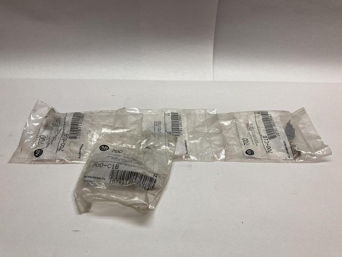 Used Allen-Bradley,700-C1B,Front Deck Contact Cartridge Ser A LOT OF 4
