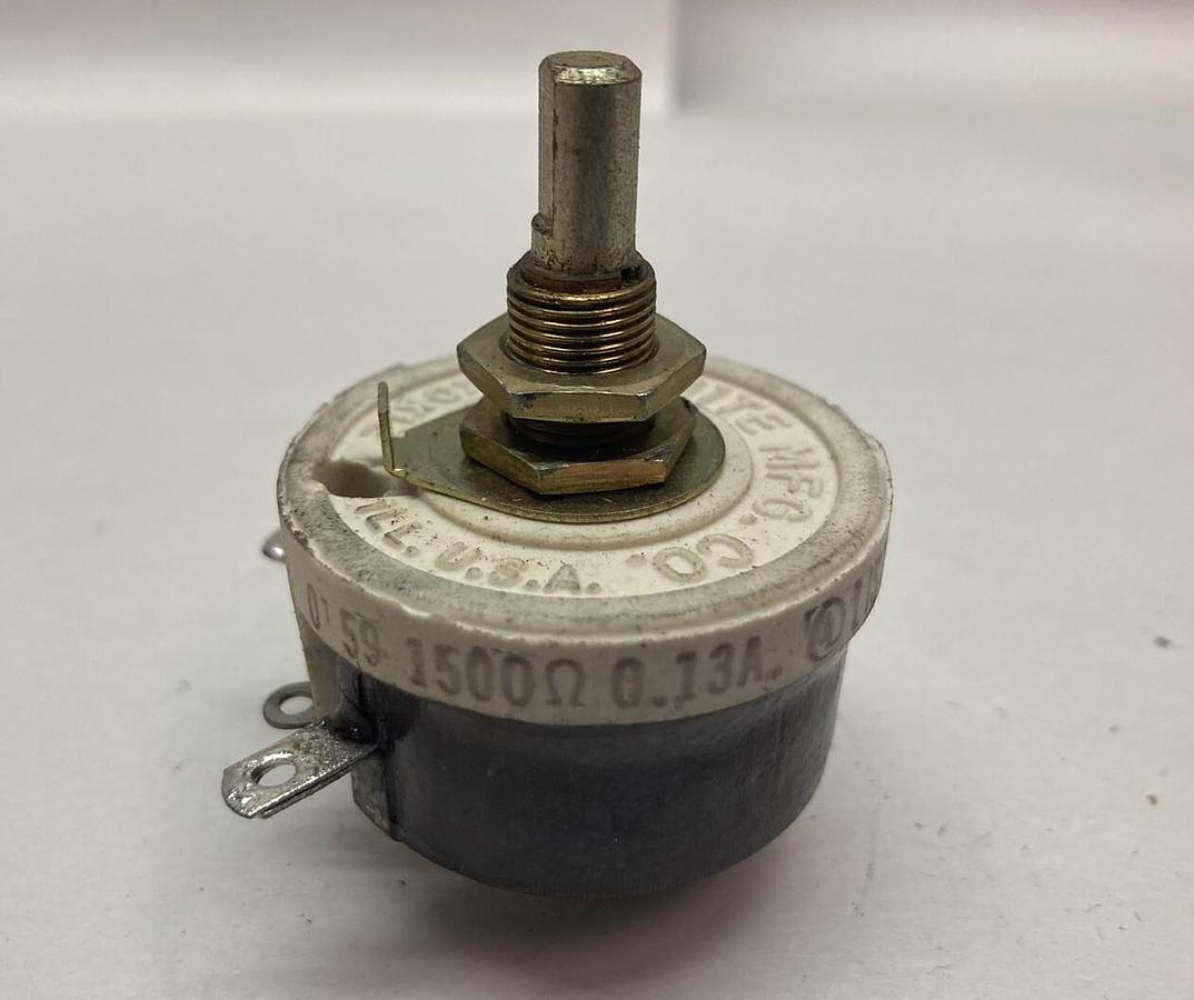 Used Ohmite,0159,Rheostat 0.13A Series 8218