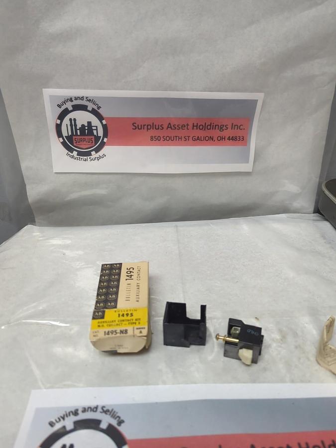 ALLEN BRADLEY,1495-N8,AUXILIARY CONTACT SERIES A NOS